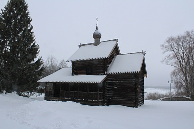 Церковь Успения (1599 г.) из д. Никулино Любытинского района